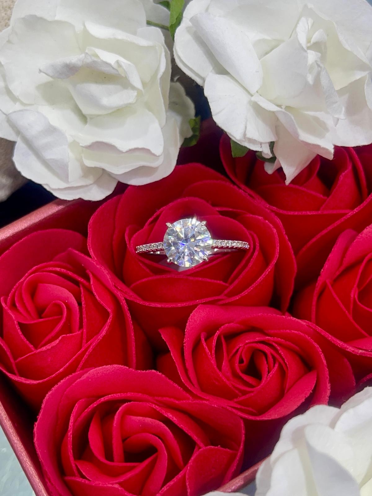 Bague Éclat Royal argenté